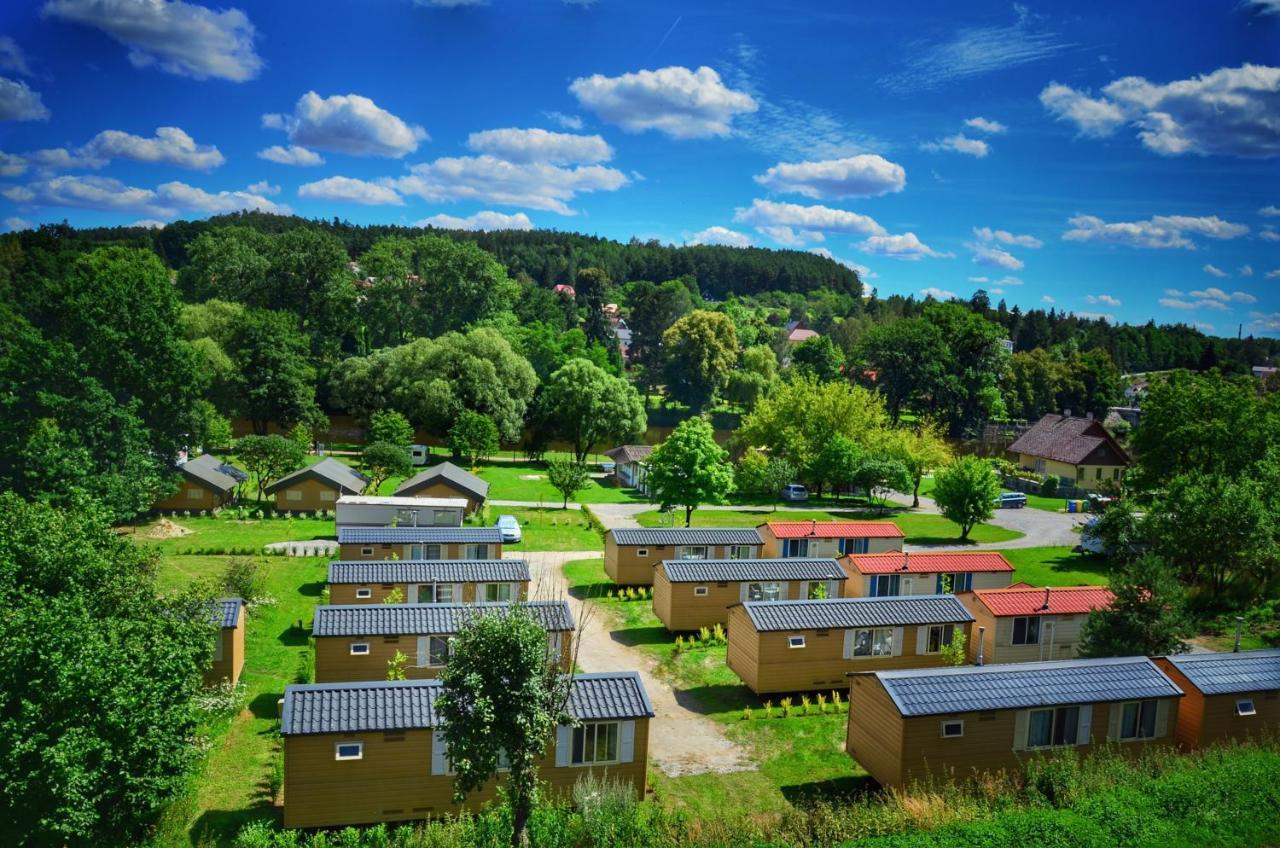 Hotel Camping Prima Týn nad Vltavou Esterno foto