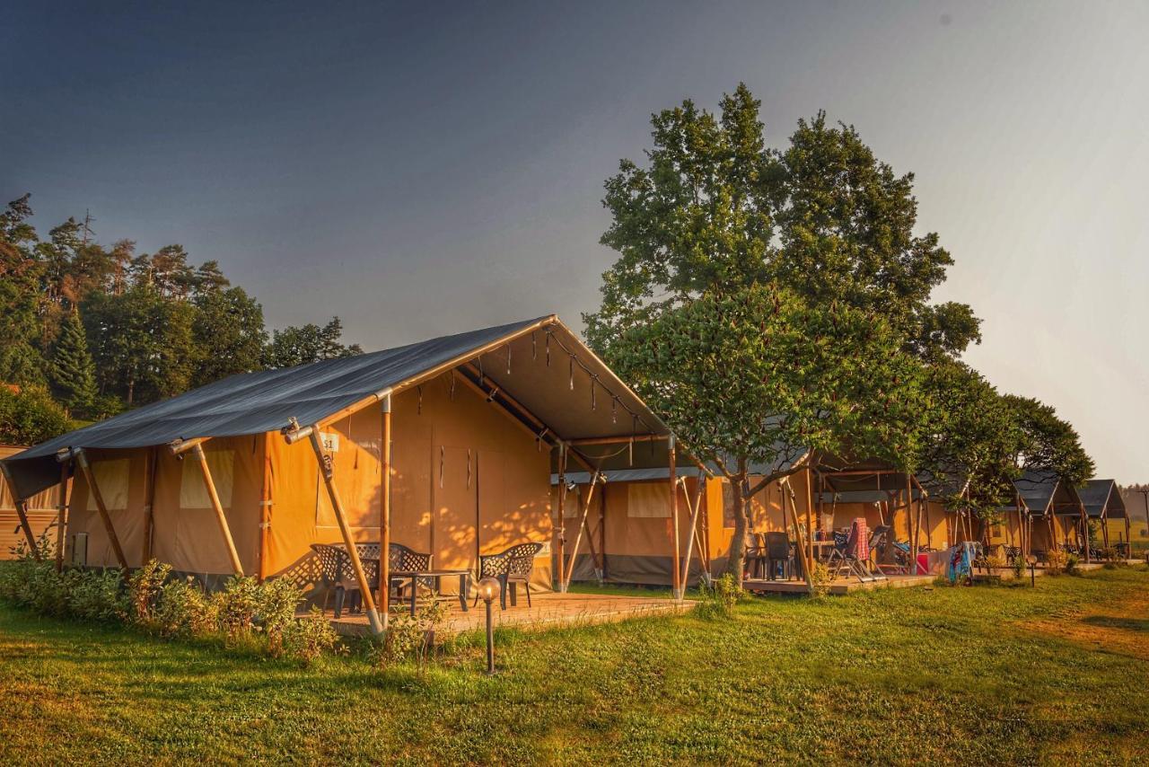 Hotel Camping Prima Týn nad Vltavou Esterno foto