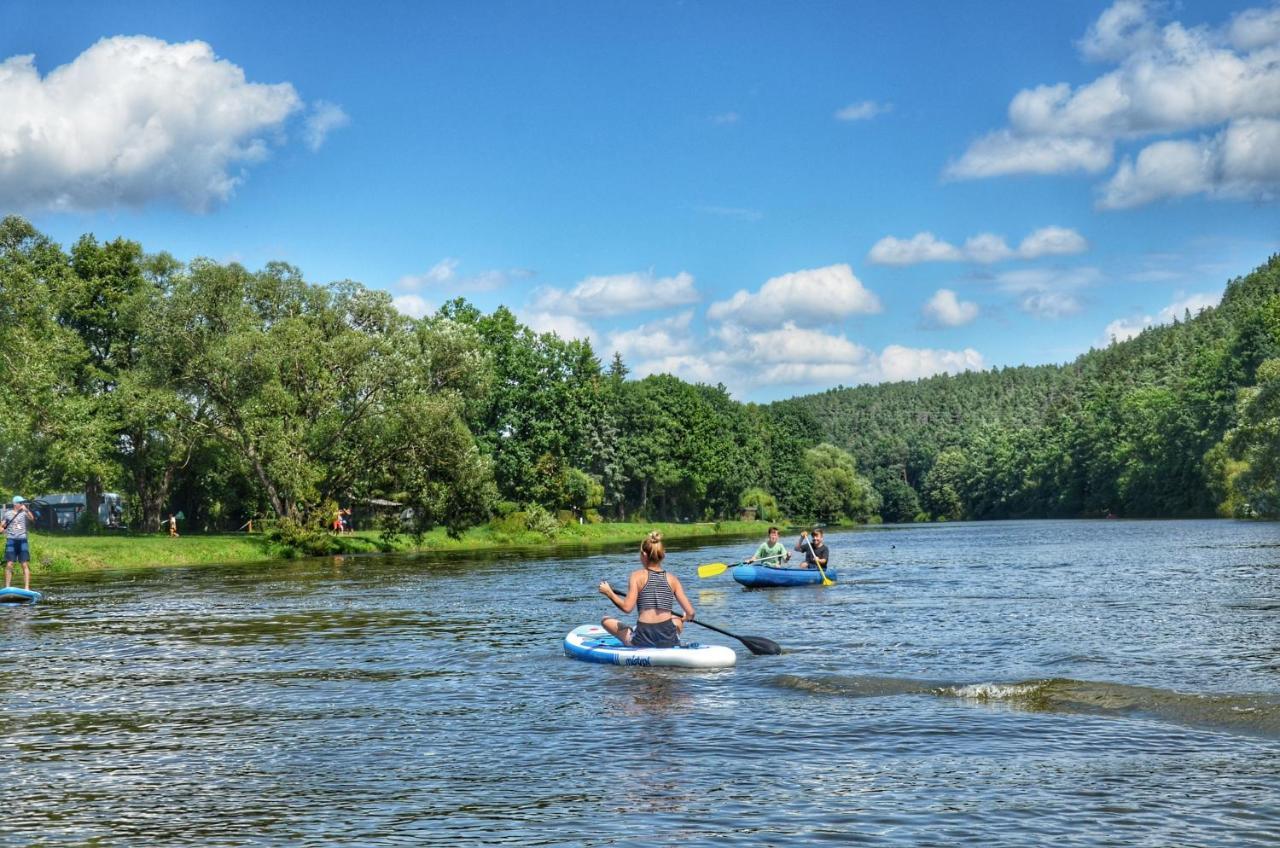 Hotel Camping Prima Týn nad Vltavou Esterno foto