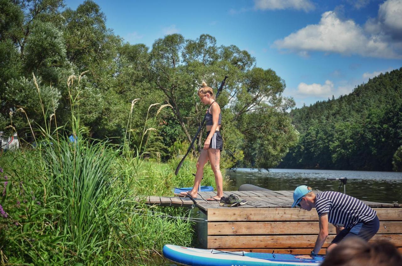 Hotel Camping Prima Týn nad Vltavou Esterno foto